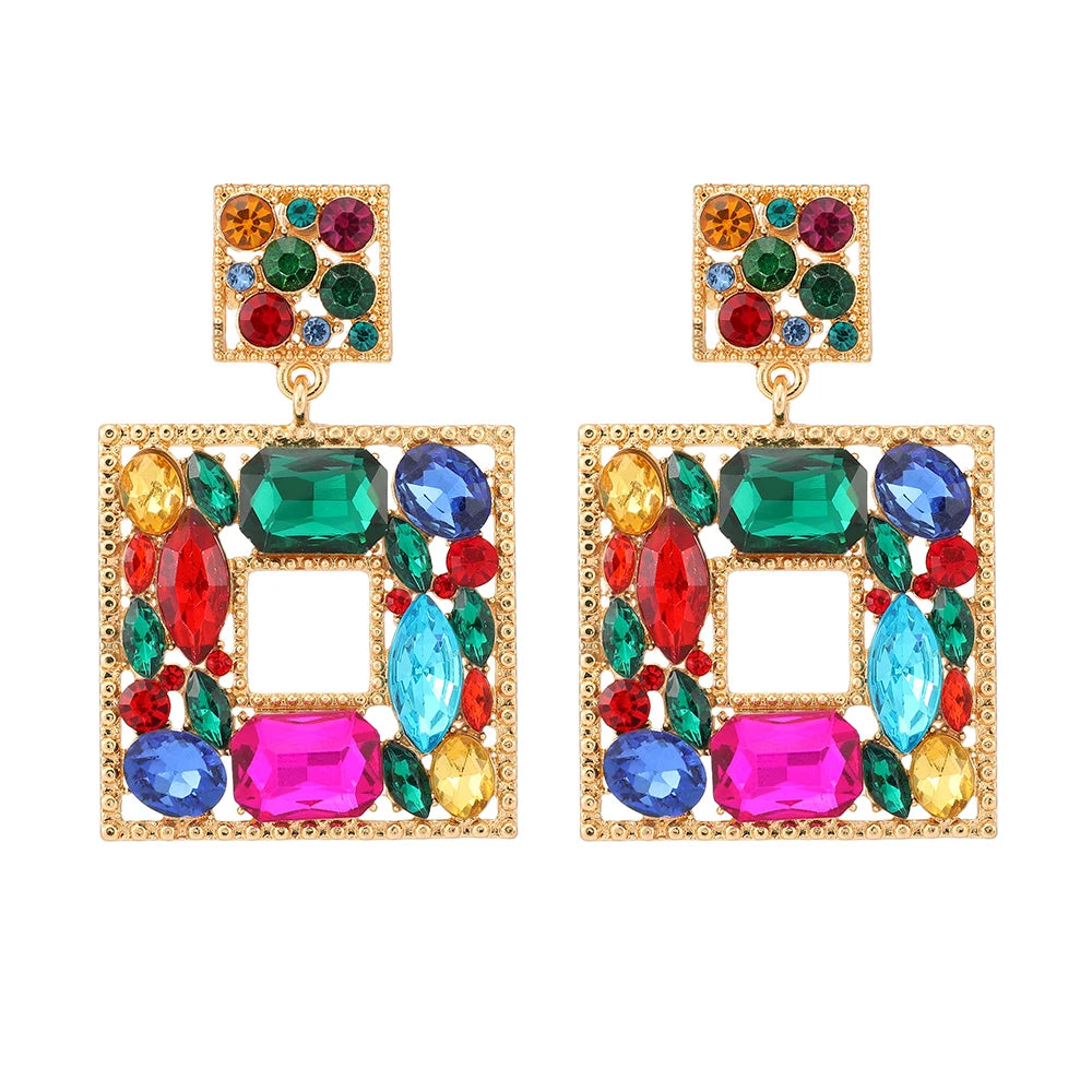 Brincos Vintage Quadrado