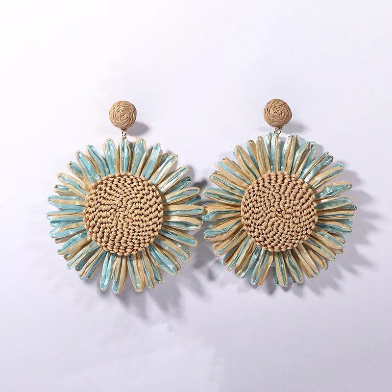 Brincos Boho Girassol