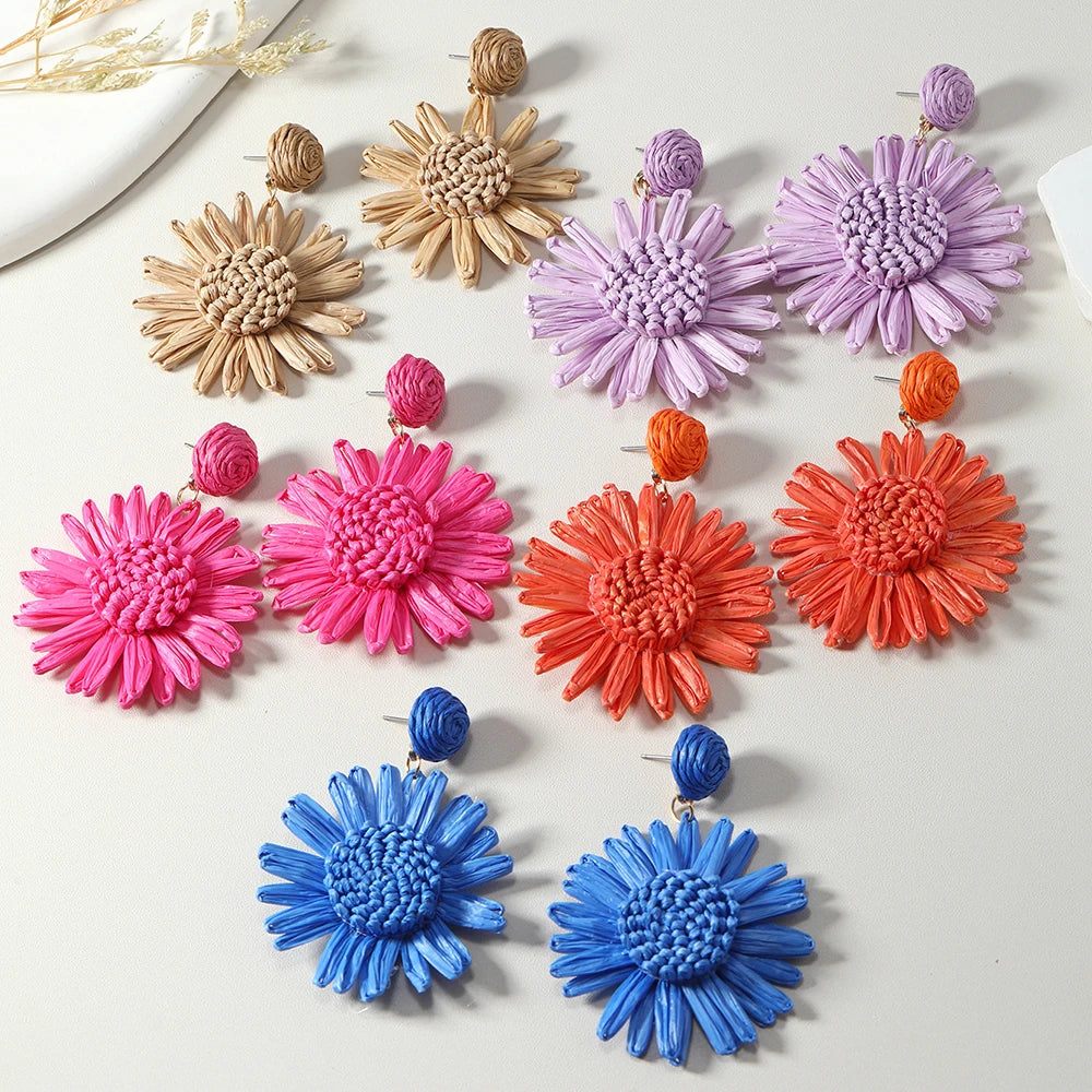 Brincos Boho Florais