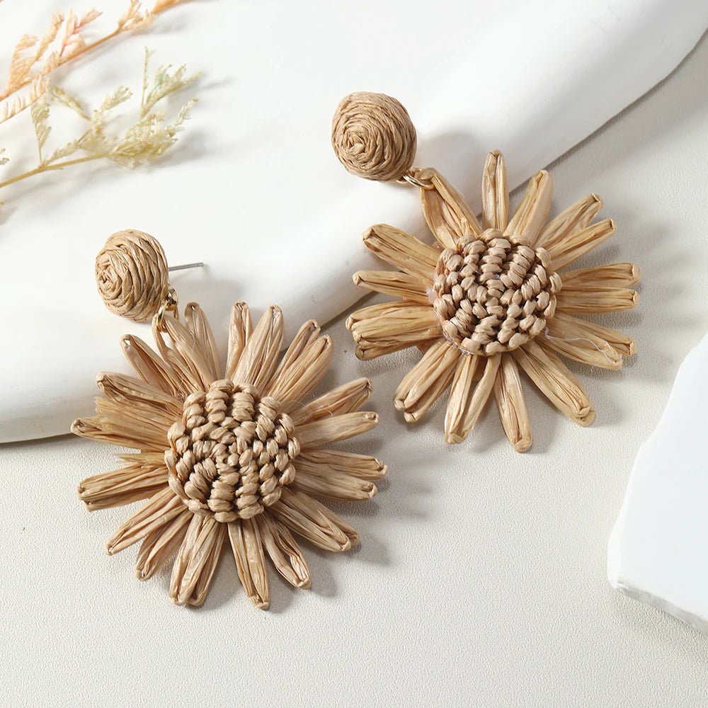 Brincos Boho Florais