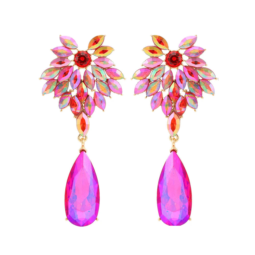 Brincos Folhas Brilhantes