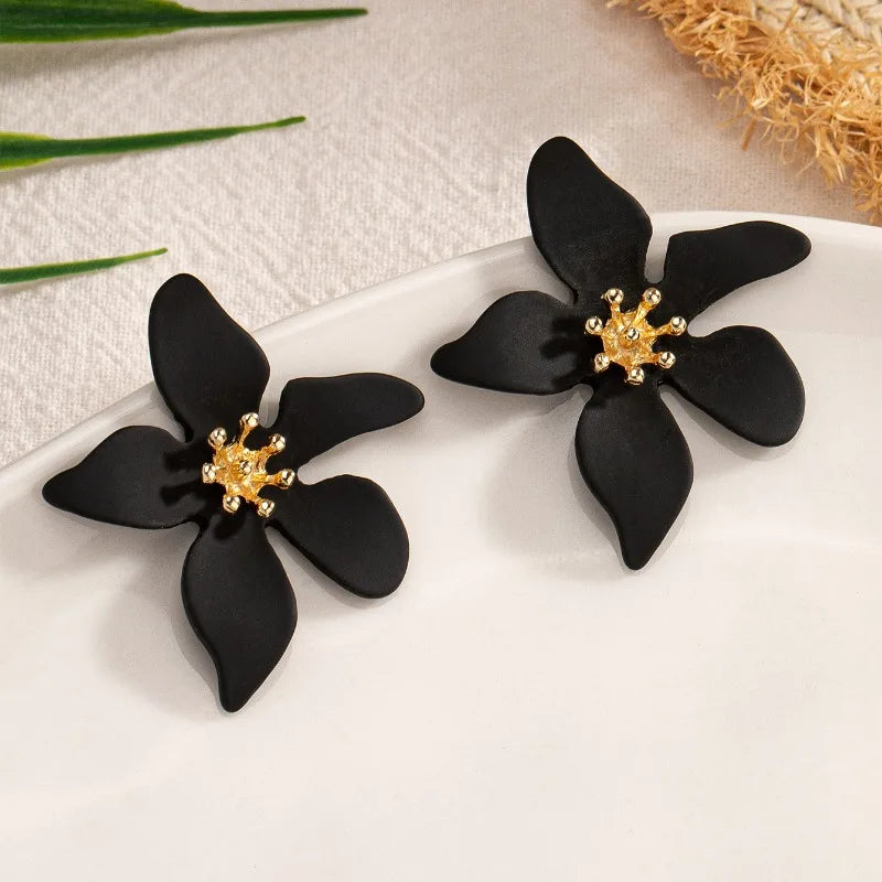 Brincos Flor Encanto Retro