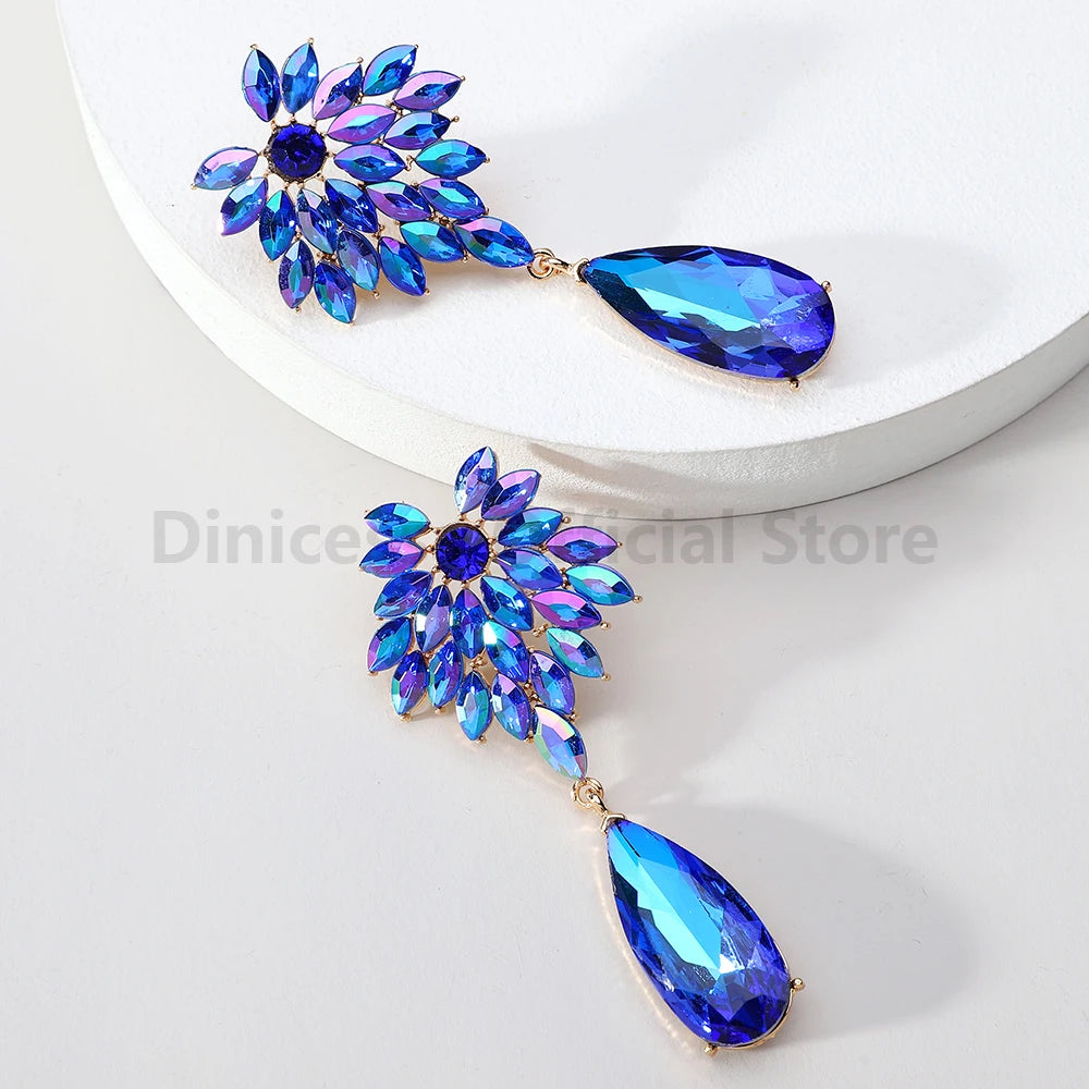 Brincos Folhas Brilhantes
