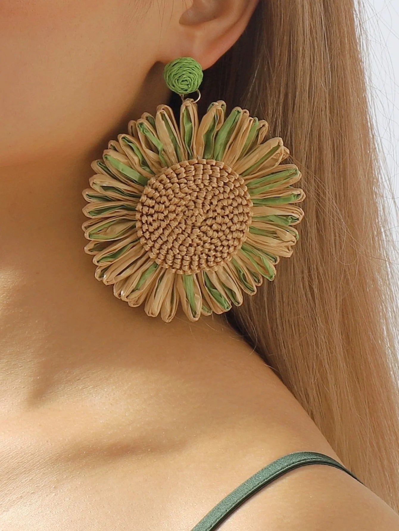 Brincos Boho Girassol