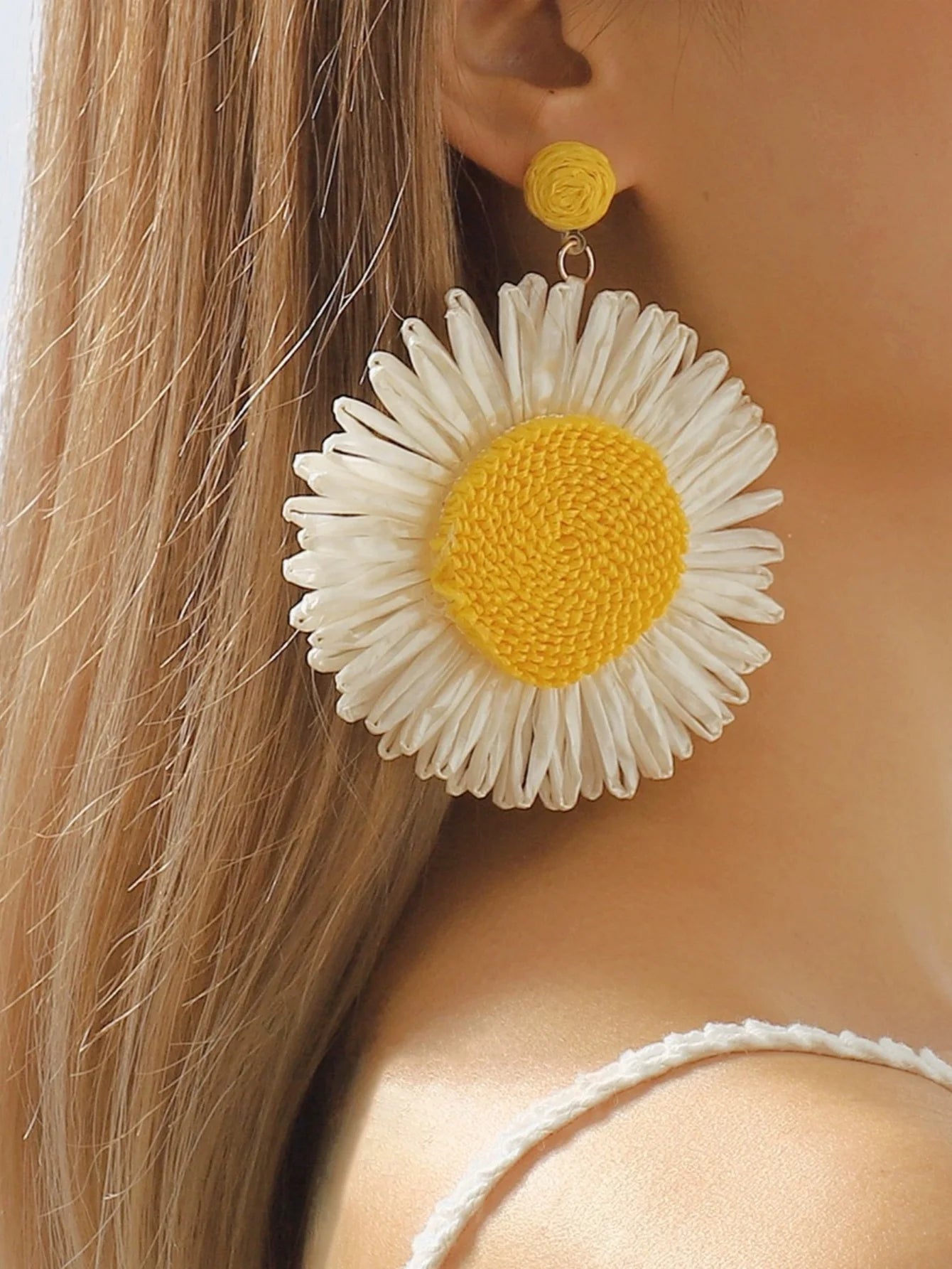 Brincos Boho Girassol