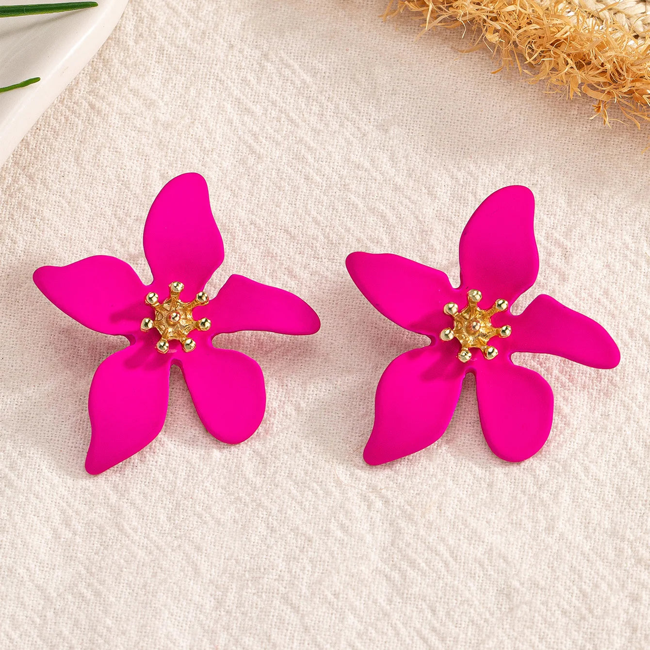 Brincos Flor Encanto Retro